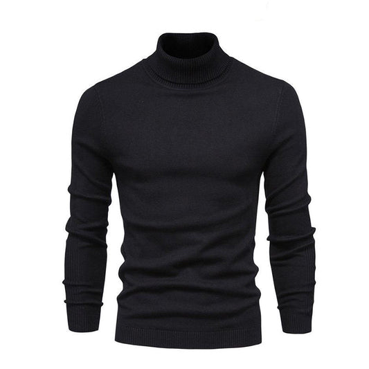 JANGSAN Merino Wool Turtleneck Pullover
