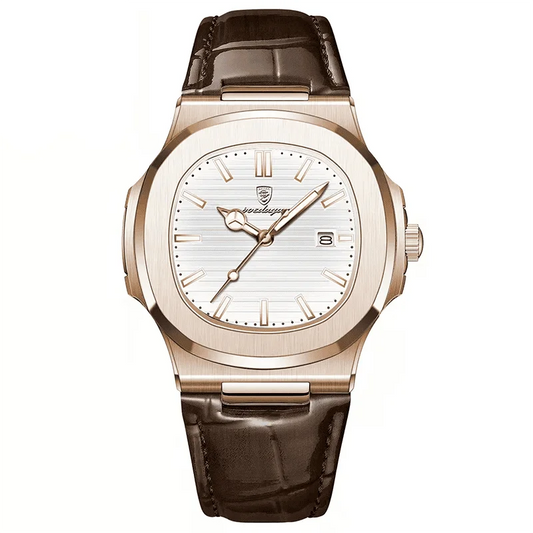Men's Authentic Nautilus Leather Watch