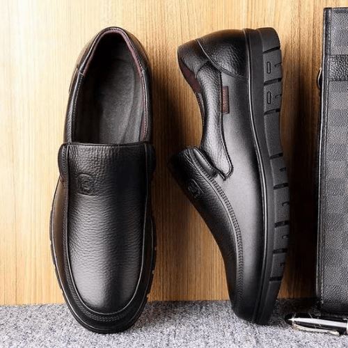 Easy-On PU Leather Dress Shoe
