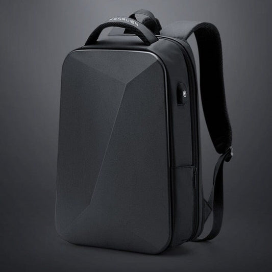 Fenruen Executive Backpack - 14" Laptop Compatible, Expandable, Waterproof with USB Charging Port